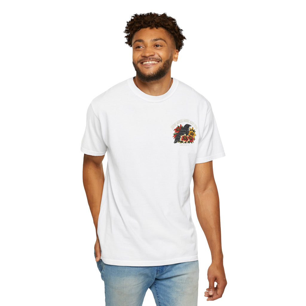 Luke 12:22-31 Tattoo-Style T-Shirt — Bold Traditional American Christian Tee
