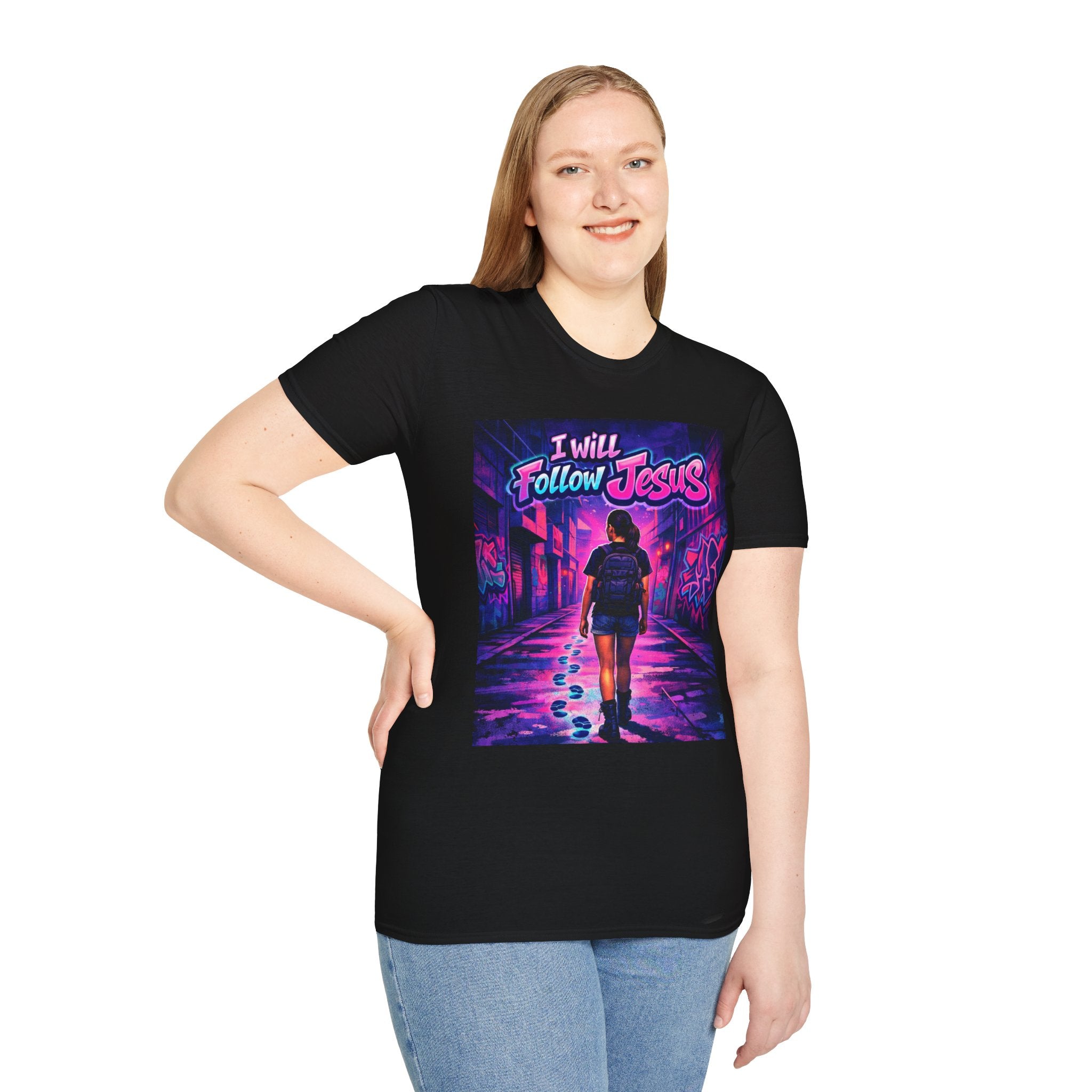 I Will Follow Jesus- Lace Up Your Boots T-Shirt