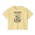 Daughter of the King Floral Boxy Tee