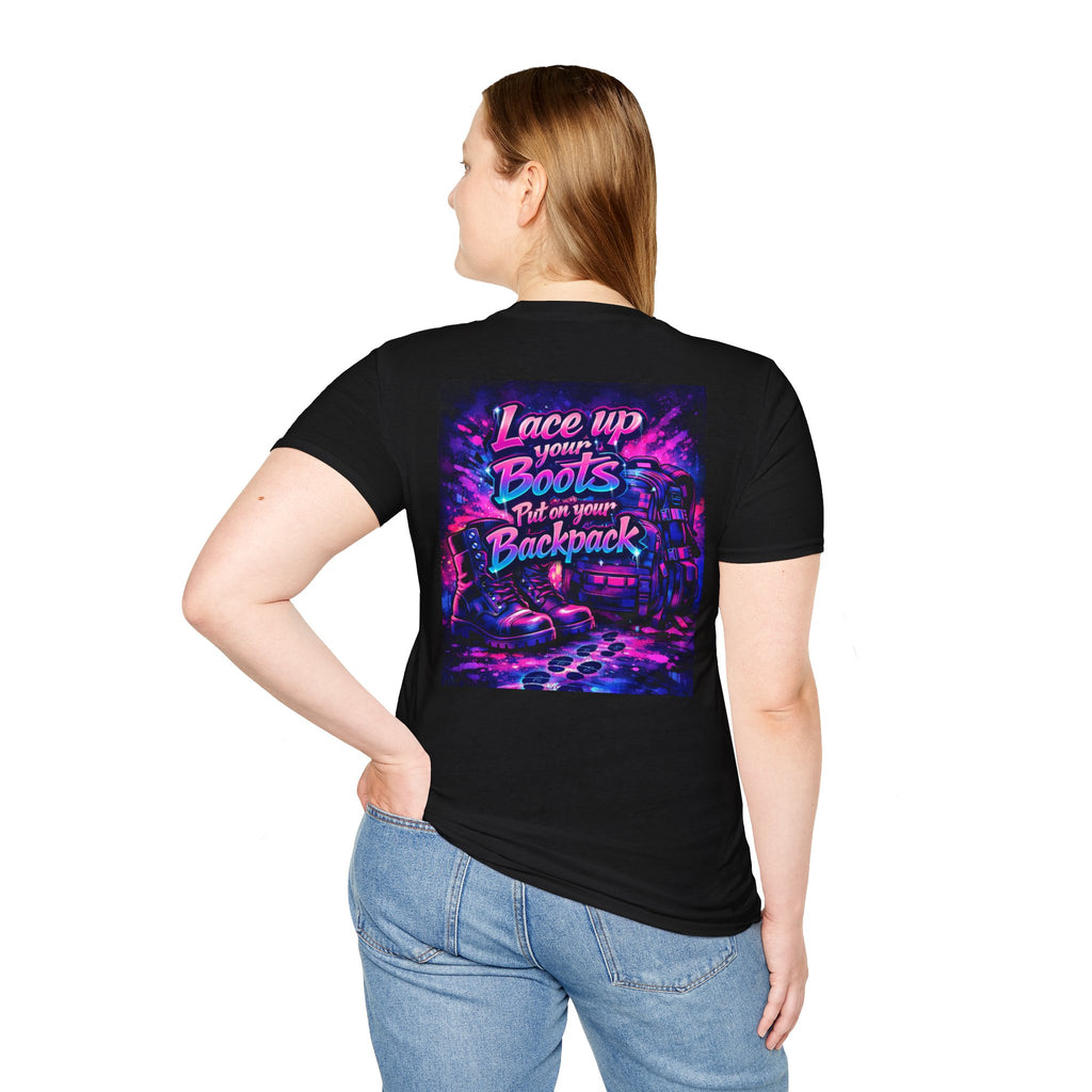 I Will Follow Jesus- Lace Up Your Boots T-Shirt