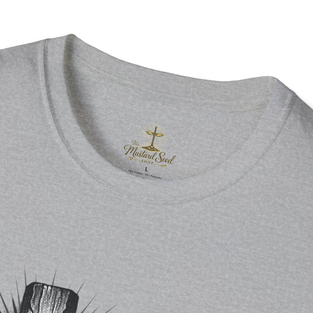 Jesus 'Paid In Full' T-Shirt – Christian Cross & Crown of Thorns Faith Tee