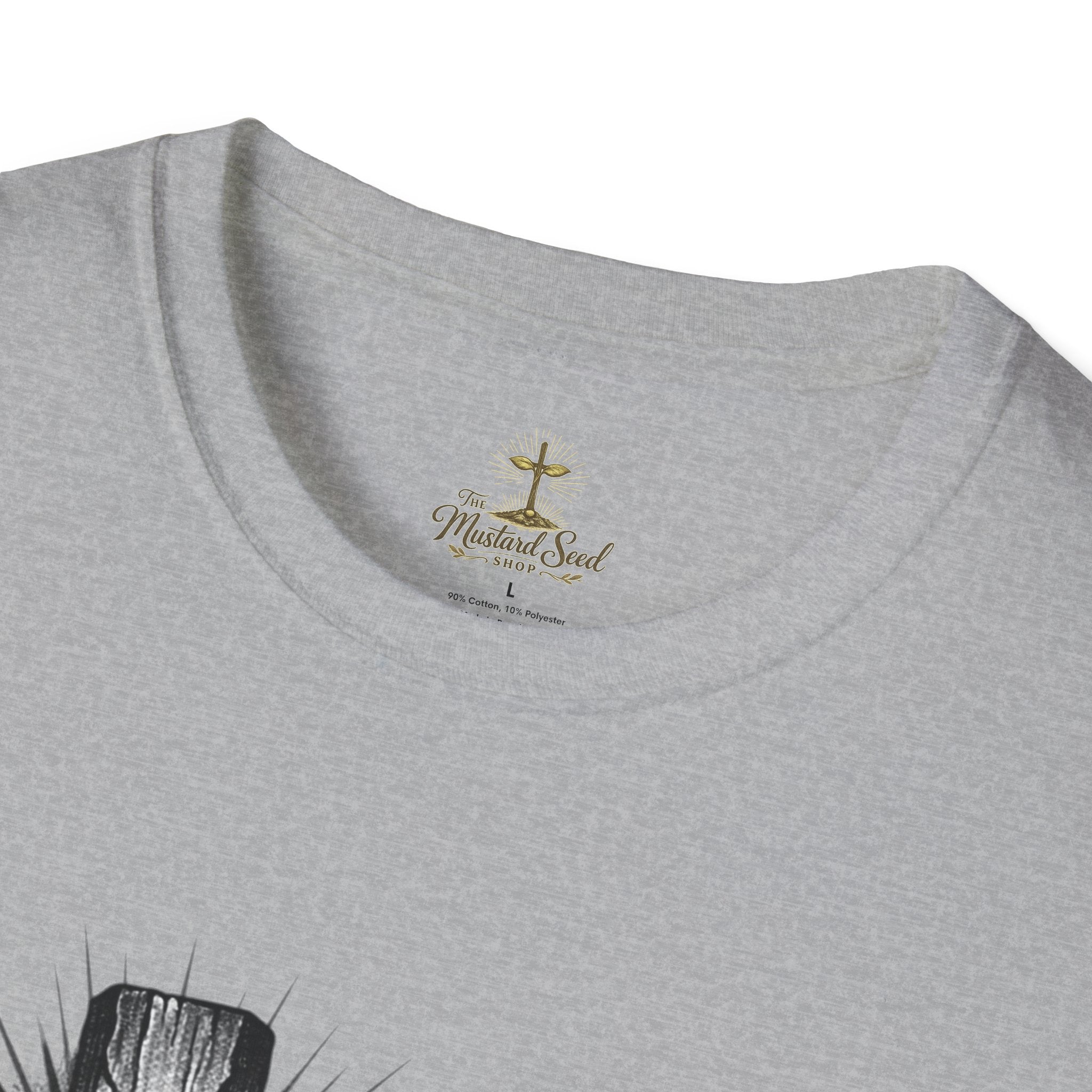 Jesus 'Paid In Full' T-Shirt – Christian Cross & Crown of Thorns Faith Tee