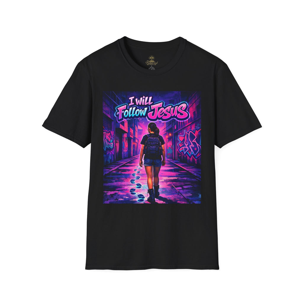 I Will Follow Jesus- Lace Up Your Boots T-Shirt