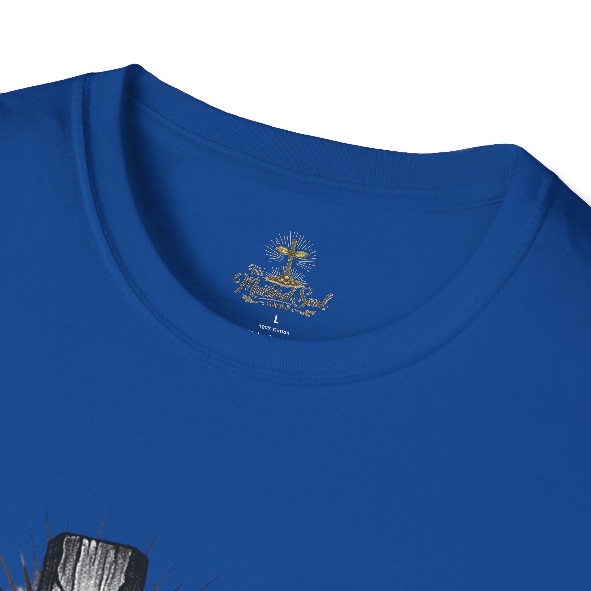Jesus 'Paid In Full' T-Shirt – Christian Cross & Crown of Thorns Faith Tee